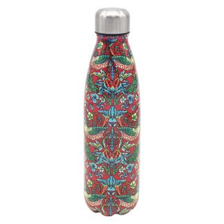 William Morris Red Strawberry Thief Vattenflaska