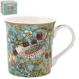 William Morris Teal Strawberry Thief Ascotmugg