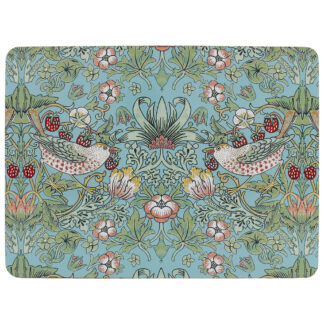 William Morris Teal Strawberry Thief Bordstabletter (20 x 30 cm)