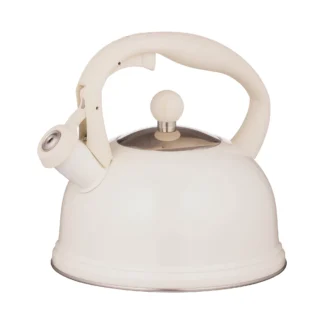 Vattenkokare för spisen med vissla, cream, 1,8 l