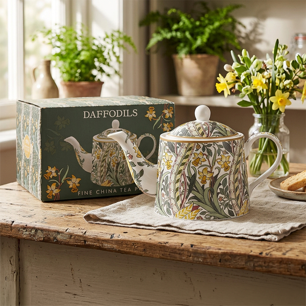 William Morris Daffodils Tekanna