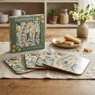 William Morris Daffodils Coasters
