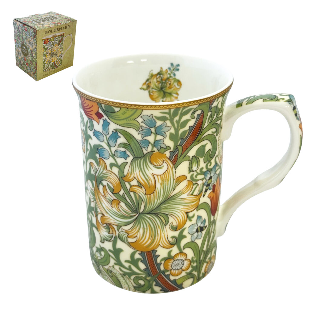 William Morris Golden Lily Castlemugg i benporslin