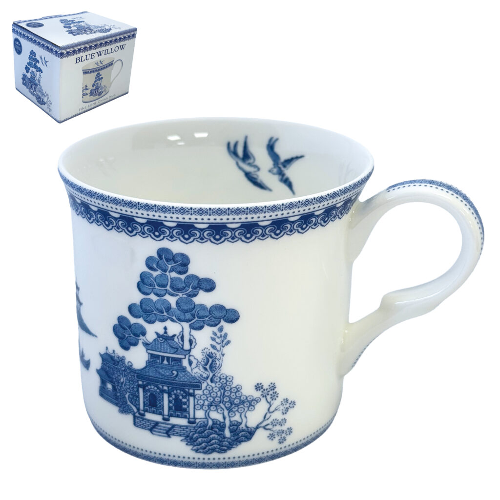 Blue Willow Palacemugg i benporslin