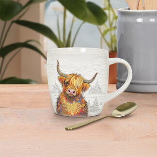 Bug Art Cameron Cow Mugg
